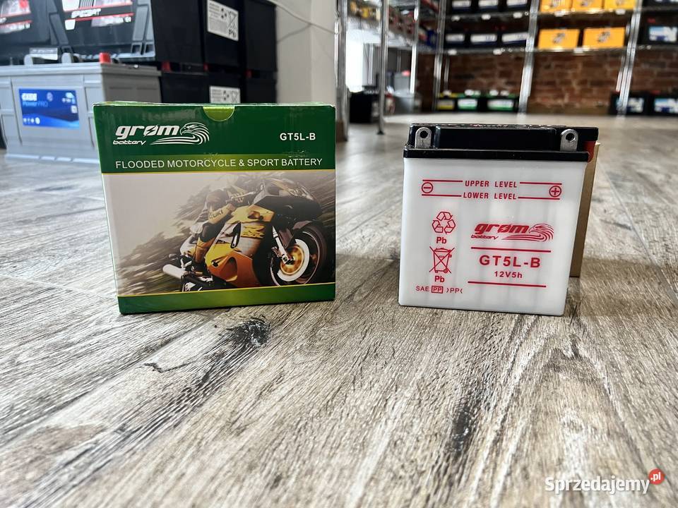 Akumulator motocyklowy GROM YB5LB 12V 5Ah 80A P Rzeszów