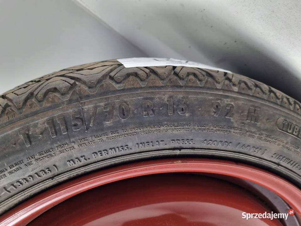 KOŁO DOJAZDOWE dojazdówka Saab 93 95 95 11570 lubelskie sprzedam