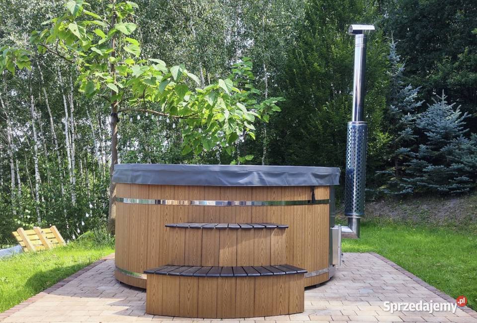 Balia Ogrodowa SPA Bania 225 x H105 20 dysz piec Baseny, balie i sauny śląskie Wodzisław Śląski