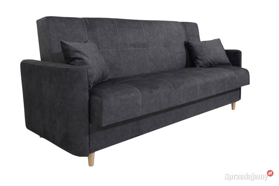 Wersalka Tapicerowana Czarna USZAK Rzeszów