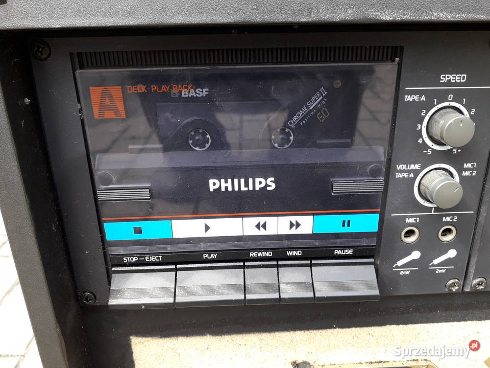 Przenośny wzmacniacz Philips z magnetofonami i Warszawa