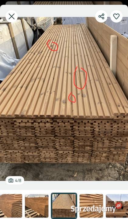 Deska elewacyjna 26x140 C Romb Trio termo sosna Krosno Odrzańskie