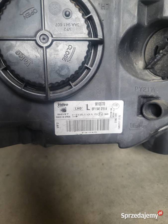 Lampa przednia lewa do SEAT IBIZA 6f1941015a Kończyce Małe