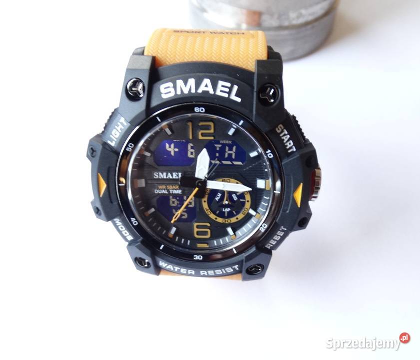 Militarny zegarek Smael sportowy pomarańczowy męskie Gorzów Wielkopolski