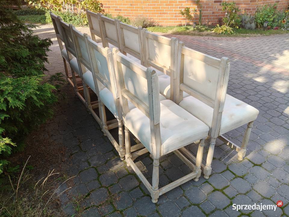 Komplet krzeseł do renowacji Zambrów sprzedam
