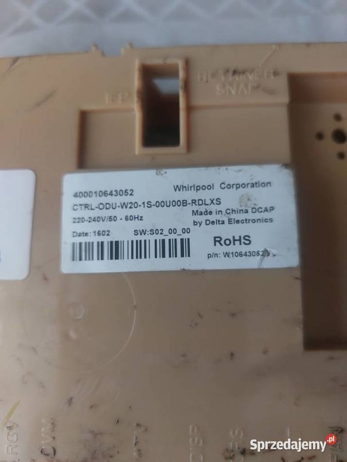 WHIRLPOOL 400010643052 MODUŁ ZMYWARKI małopolskie