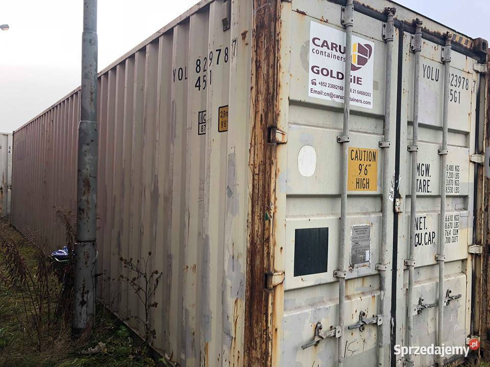 Kontener morskimagazynowy 40HC używany stan As Gdynia