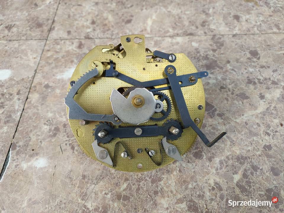 M132 Mechanizm starego zegara Weimar na części Tczew