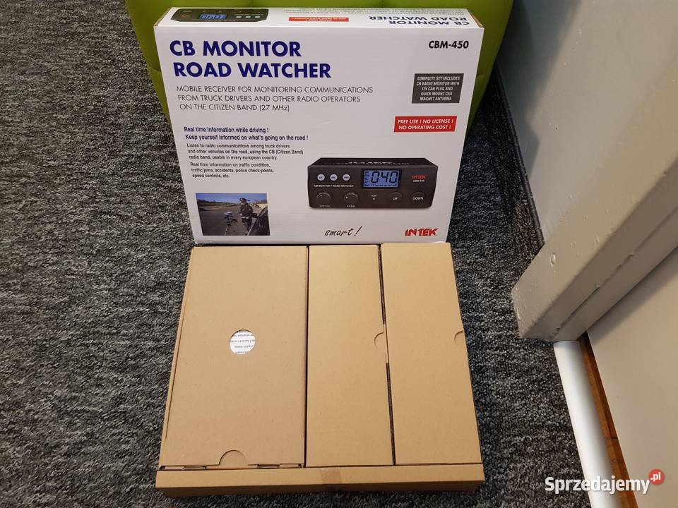 CB radio INTEK CBM450 nowe antena sprzedam