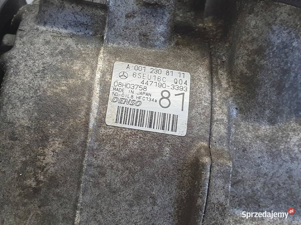 SPRĘŻARKA KLIMATYZACJI Mercedes SLK R171 30 V6 lubelskie Chełm sprzedam