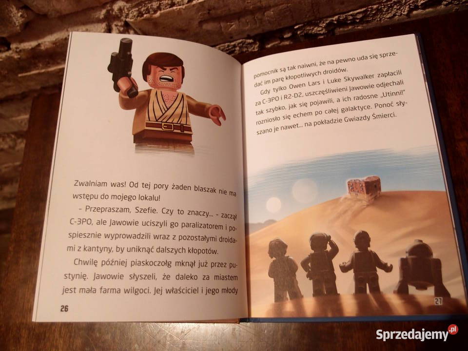 Książka dzieci Dzielny R2D2 Lego Star Wars Łódź