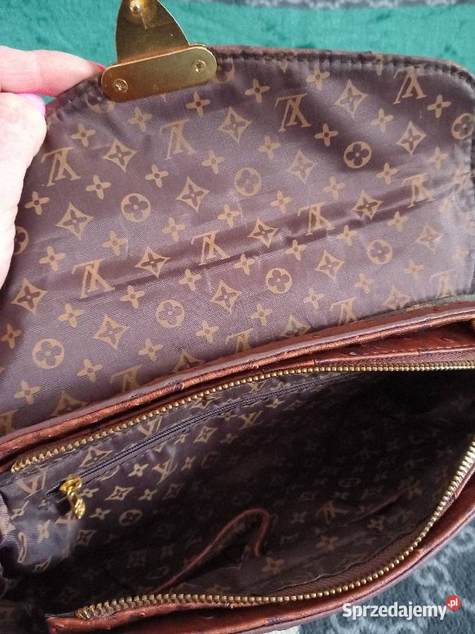 Louis vuitton piękna skorzana torebka vintage podkarpackie Stalowa Wola