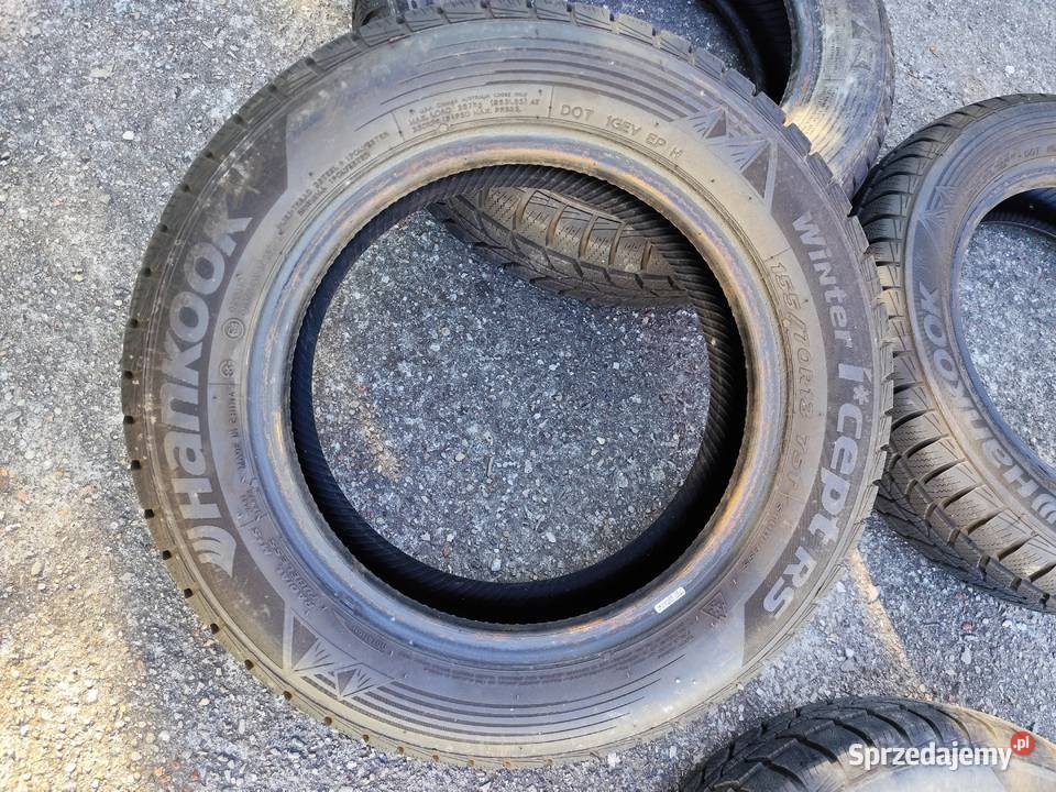 Sprzedam komplet opon Hankook 13cale Warszawa sprzedam