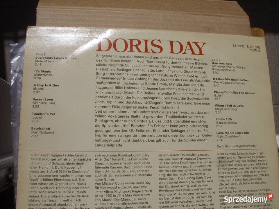 Pop LP DORIS DAYQUE SERA Amiga 8 55 075 Wołów