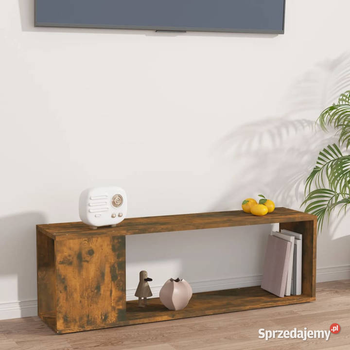 Szafka pod telewizor przydymiony dąb 100x24x32 Warszawa