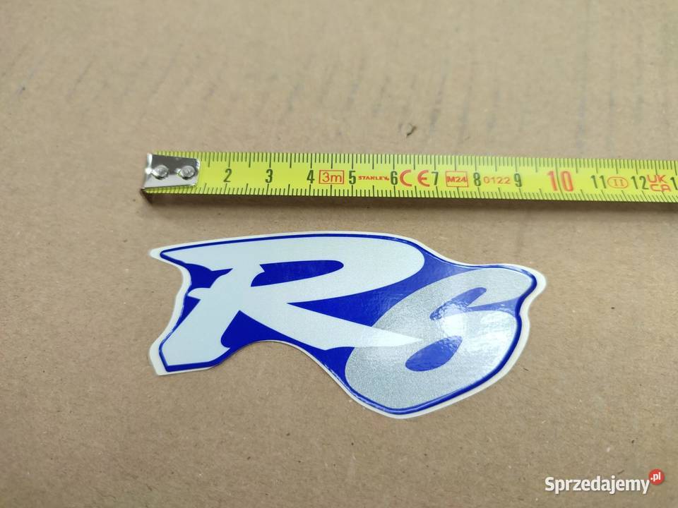 NAKLEJKA R6 NA CZACHĘ YAMAHA YZFR6 19992000 lubelskie