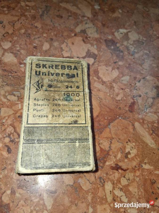 Zszywacze Staples Skrebba Universal z lat 40 Antyki, Sztuka, Kolekcje wielkopolskie Poznań