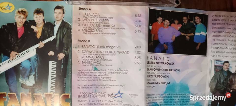 Klasyka disco polo Fanatic Miłości sens Gliwice sprzedam