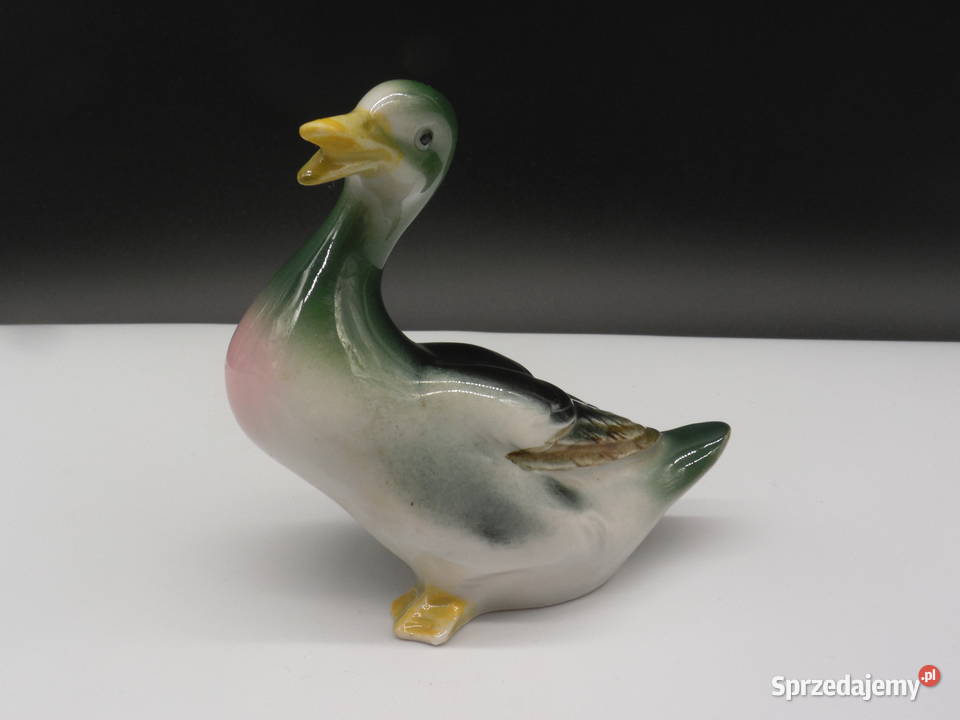 GRAFENTHAL THURINGEN porcelanowa figurka kaczka wielkopolskie Raszków