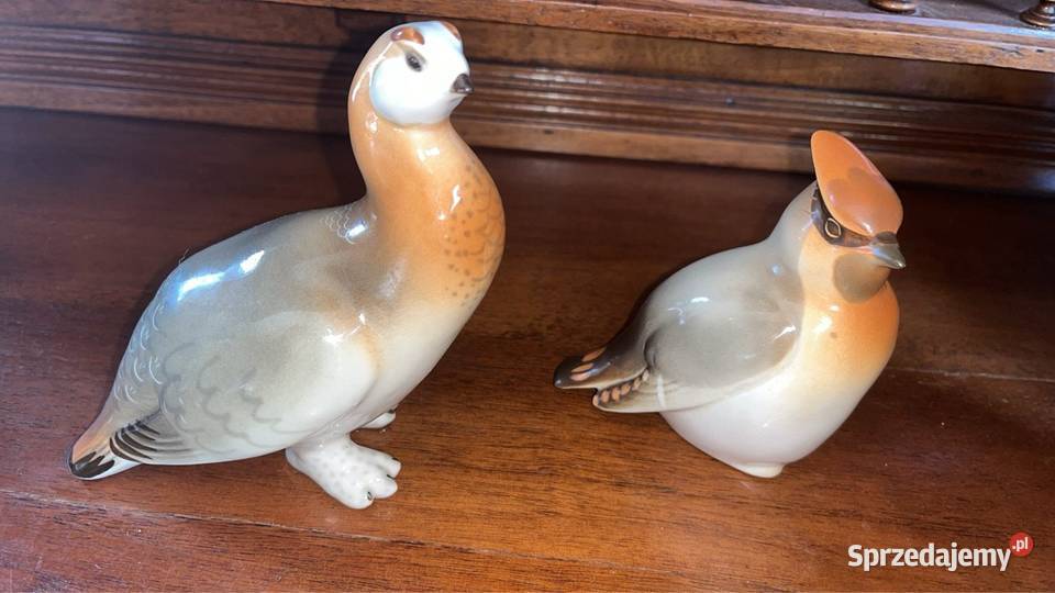 Figurka Kuropatwa Sygn Łomonosow Made in