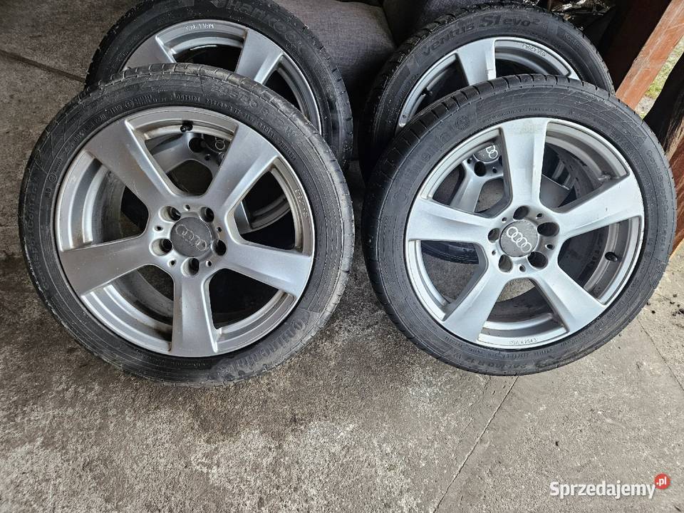 Alofelgi brock 5x112 z oponami 2454017 vw audi Prochowice sprzedam