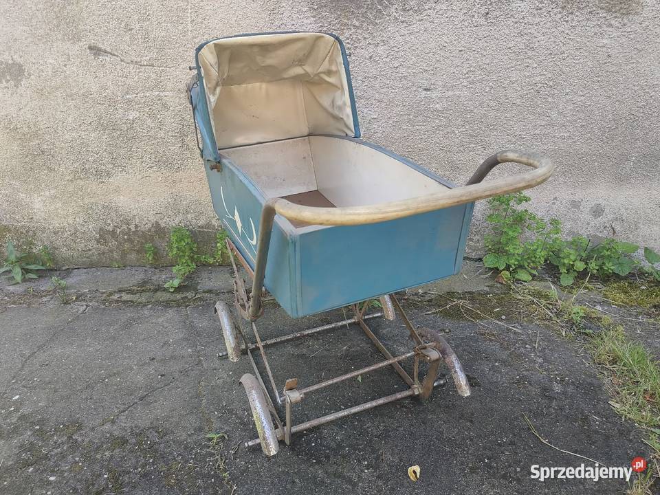 Wózek lalek z okresu PRL Brak kółek Kościan
