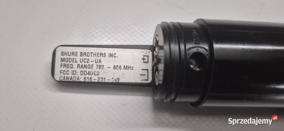 Shure UC nadajnik bezprzewodowy Sprzęt estradowy, studyjny i DJ-ski Konin sprzedam