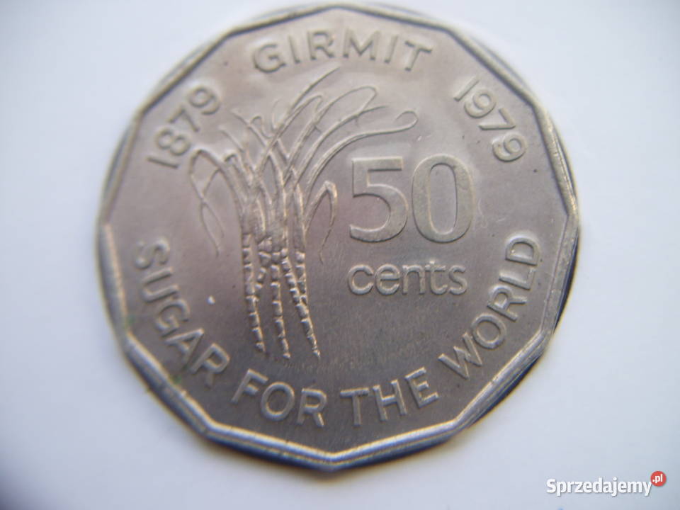 Stare monety 50 cent 1979 Fidzi Lesko