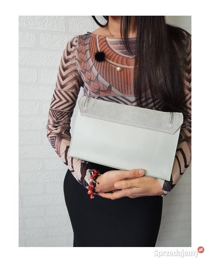 Stylowa skórzana torebka 26cm Rzeszów