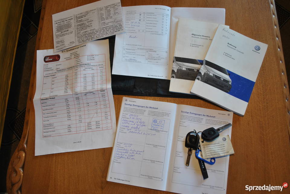 Volkswagen T5 Osobowy 9 Osób 19 TDI Hak Klima wspomaganie kierownicy Sierakowice