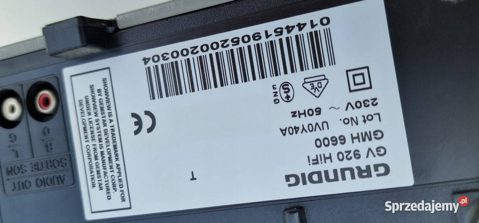 Video magnetowid Grundig GV920 GV 920 wielkopolskie