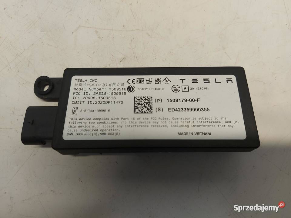 TESLA MODEL Y 2024r MODUŁ STEROWNIK 150817900F sprzedam