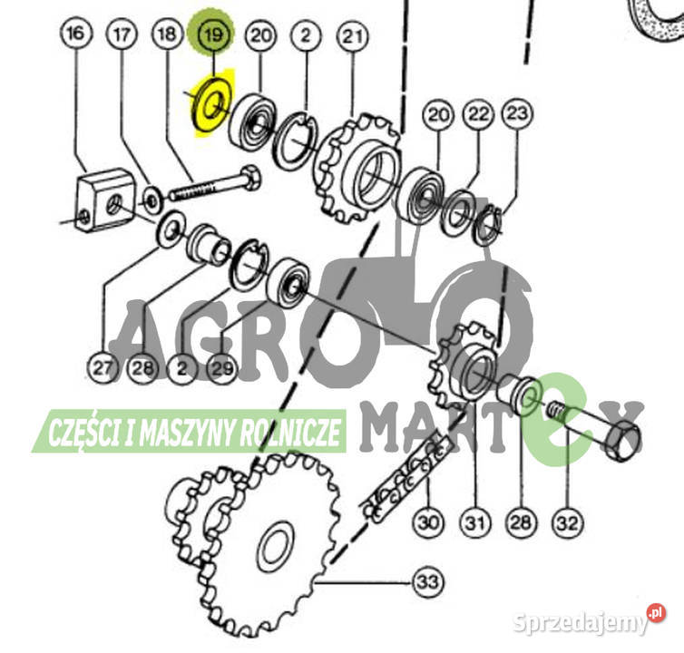 0002341130 02341130 2341130 PODKŁADKA 26x34x03 Claas Wichrów sprzedam