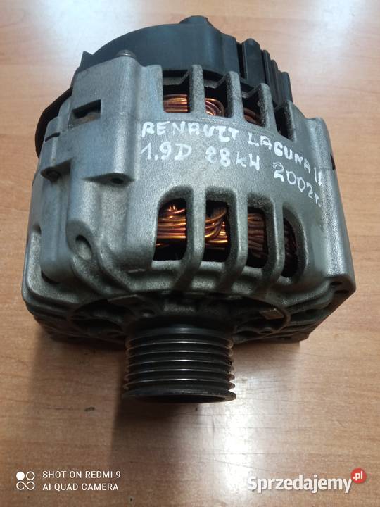 Alternator Valeo Renault Laguna 2 19 D 2002 r Pozostałe podkarpackie Oleszyce