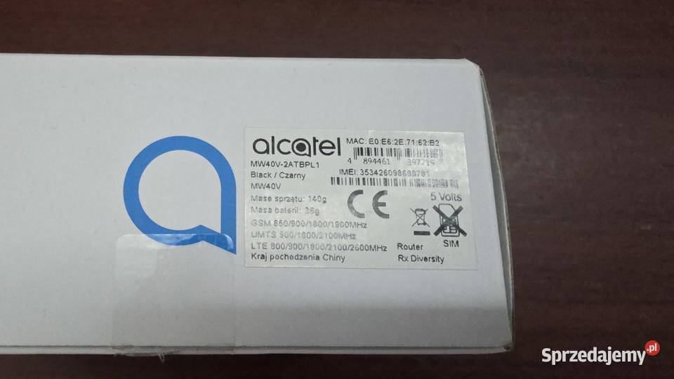 Modem router mobilny Alcatel Link Zone 4G LTE Łódź
