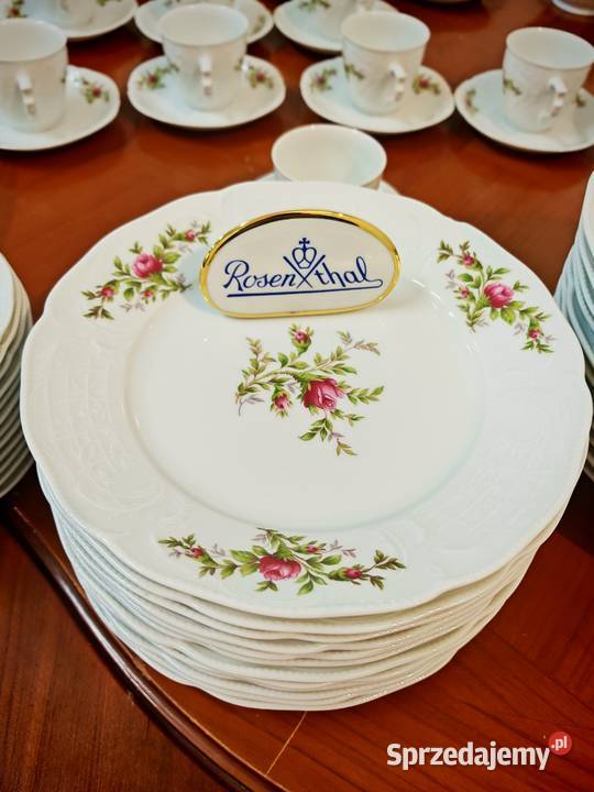 Porcelana Rosenthal sanssouci rose obiad kawa 12 Sandomierz