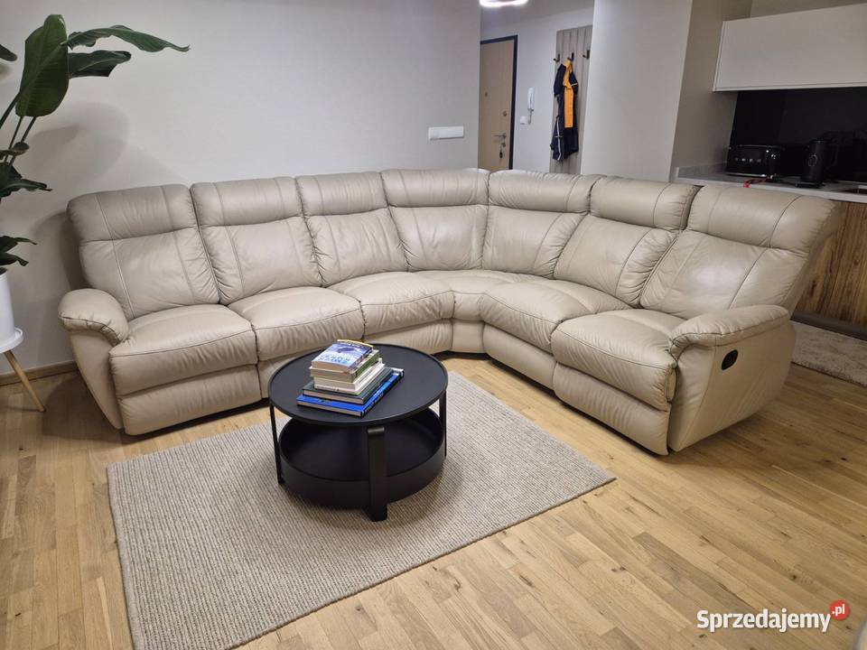 Narożnik i sofa Tania III - skóra naturalna - meble DEKO