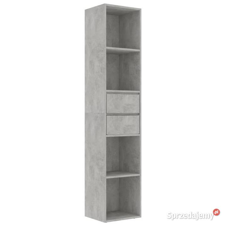 vidaXL Regał na książki betonowy szary 36x30x171 mazowieckie Warszawa sprzedam
