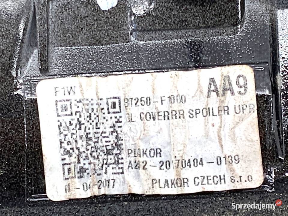 SPOILER KIA SPORTAGE IV SUV 87269F1000 True Red