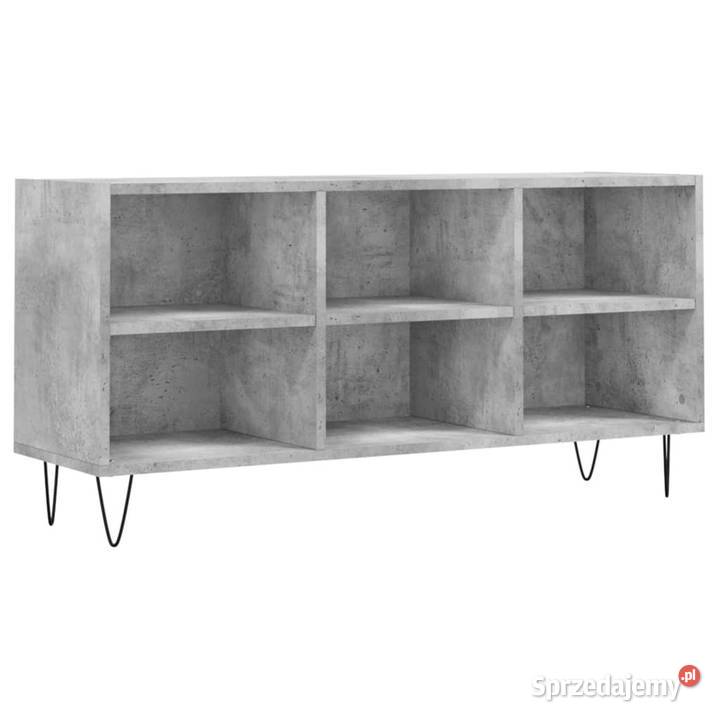 Szafka pod TV szarość betonu 1035x30x50 WM826992