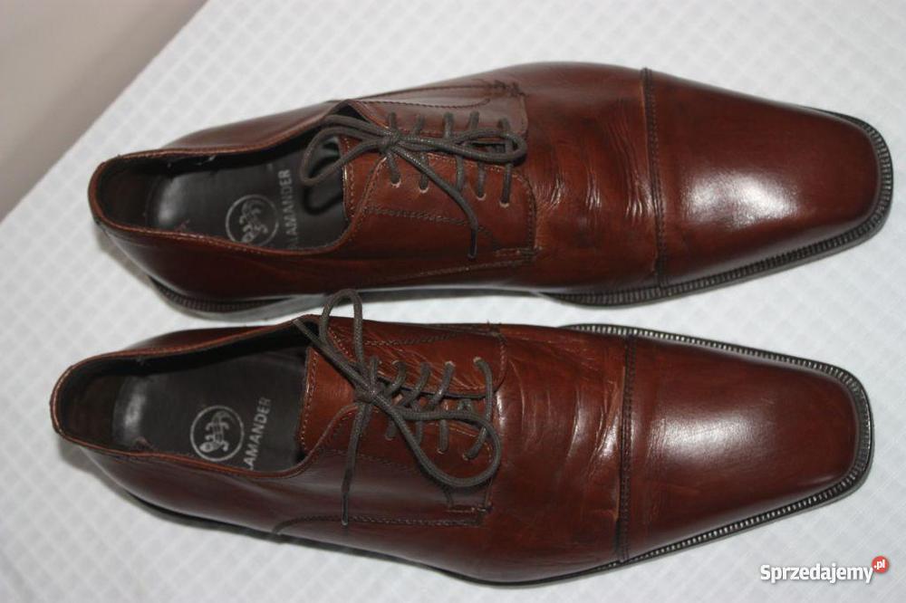 Buty męskie skóry Salamander 41 NIŻSZA Rozmiar 41 Oława