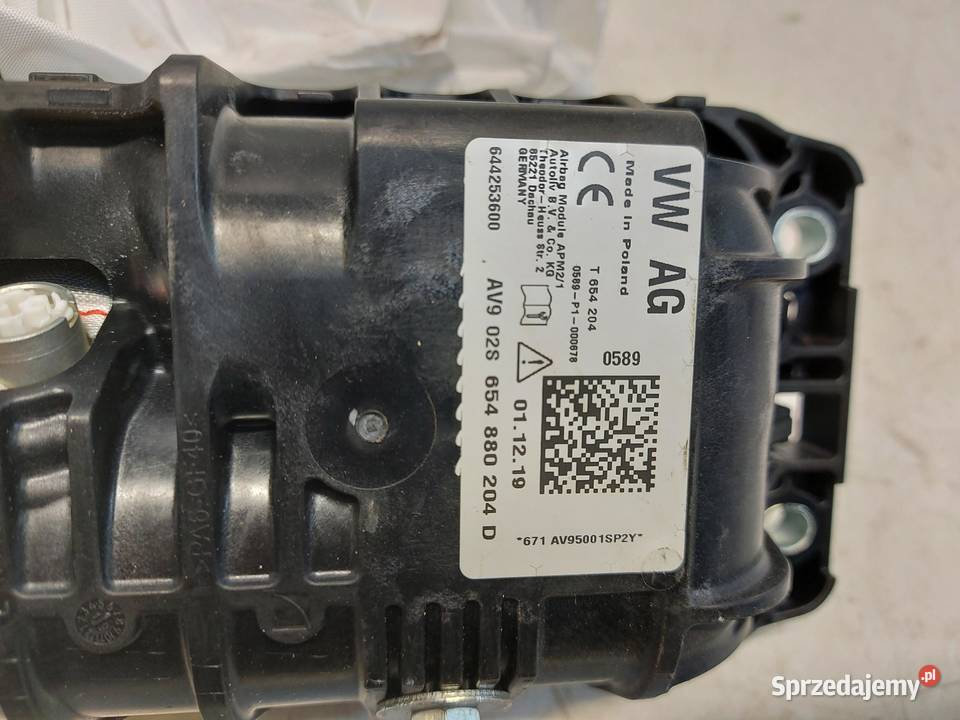 SKODA KAMIQ 658 Poduszka powietrzna Airbag dolnośląskie