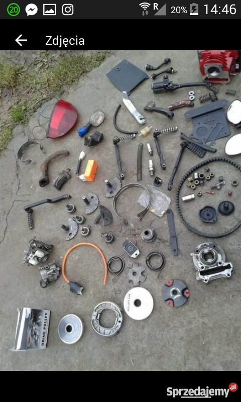 skuter baotian BT49QT 6 możliwość zamiany metalic Nowy Borek