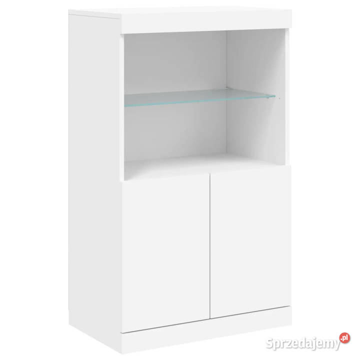 Szafka z oświetleniem LED biała 605x37x100 Pozostałe Warszawa