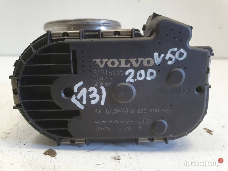 Volvo V50 20 D D3 PRZEPUSTNICA 31216665 bosch Janów