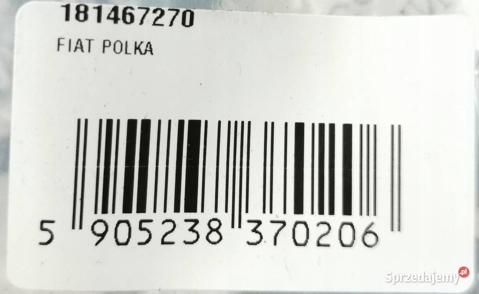 OSŁONA GŁOŚNIKA PRAWY TYŁ FIAT UNO 19891995