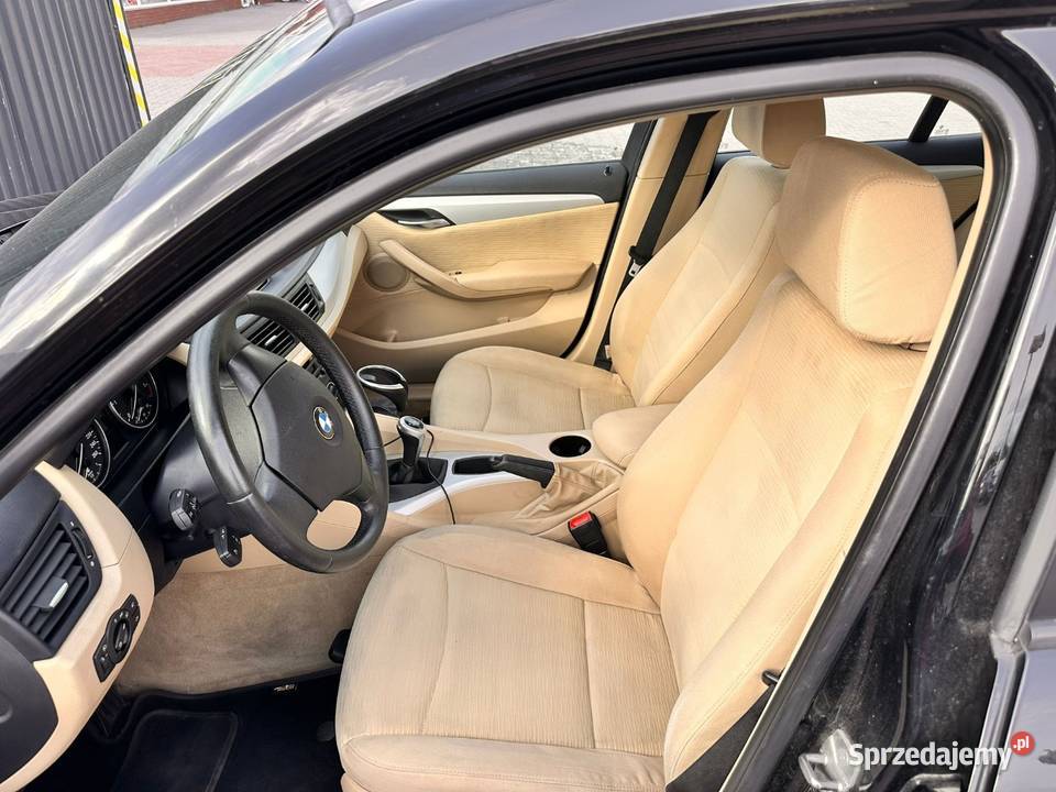 BMW X1 czarny kujawsko-pomorskie Inowrocław