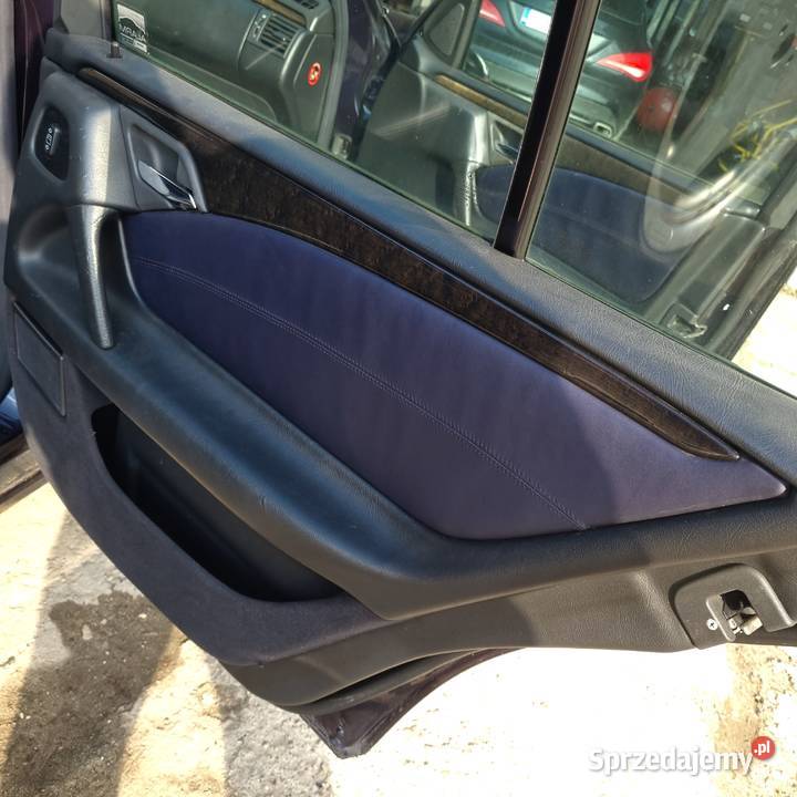 Fotele skóra W210 AMG DESIGNO boczki czarna Łańcut sprzedam