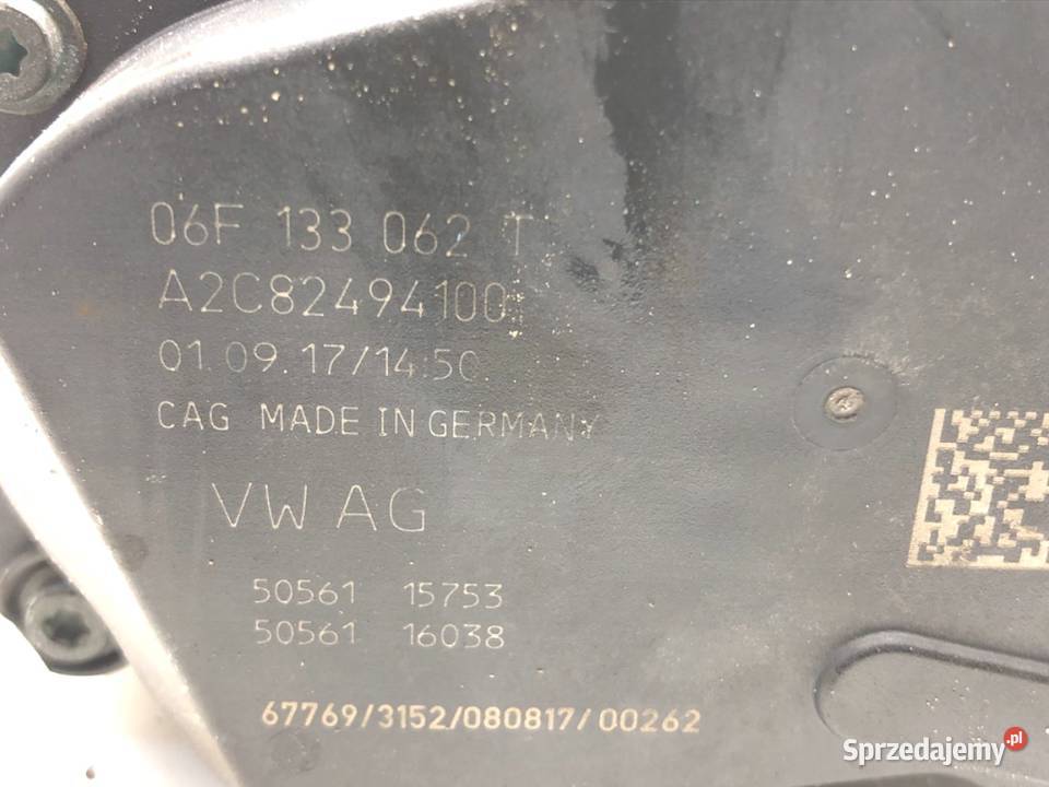 PRZEPUSTNICA VW TOURAN 06F133062T 18 180 ZAWÓR osobowe