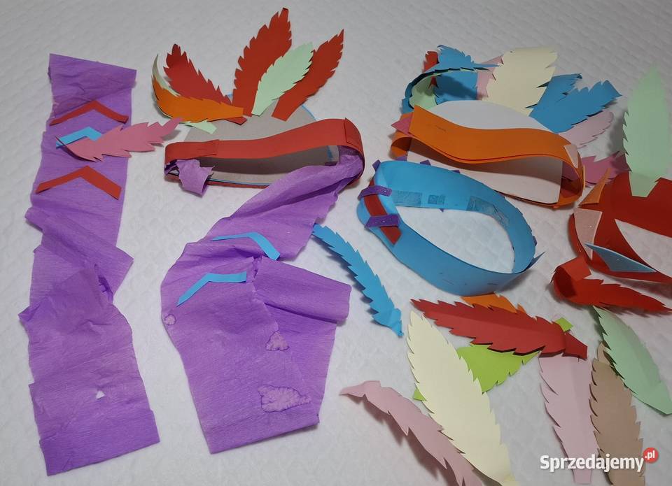 Praca plastyczna zabawa w Indian zestaw kostium Czeladź